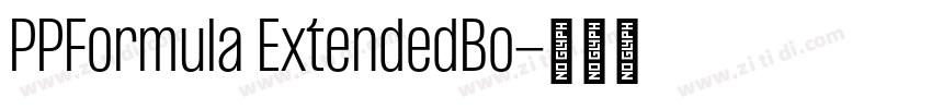 PPFormula ExtendedBo字体转换